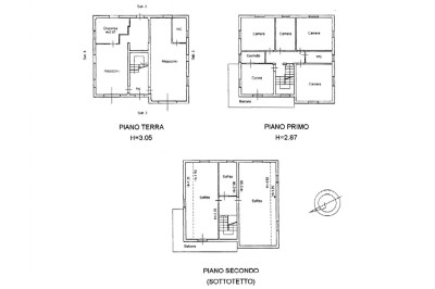 Casa colonica da ristrutturare, vista mare e Castello di Gradara, Marche