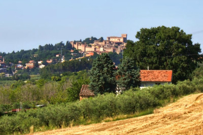 Casa colonica da ristrutturare, vista mare e Castello di Gradara, Marche