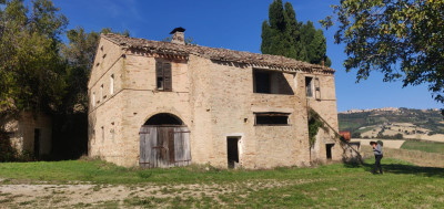 ***VENDUTO*** RUSTICO DA RISTRUTTURARE VISTA MARE NELLE MARCHE