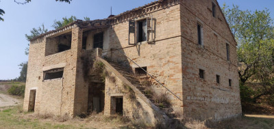 ***VENDUTO*** RUSTICO DA RISTRUTTURARE VISTA MARE NELLE MARCHE