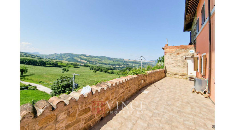 La vista su Montefeltro