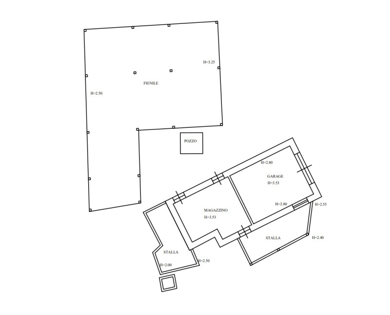 Porzione di casale Falerone, Marche