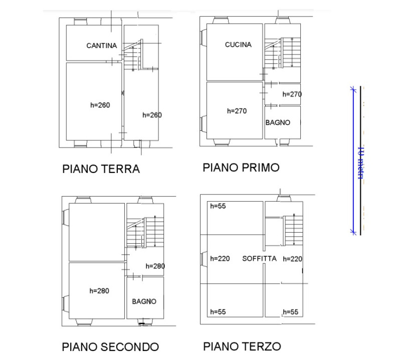 Porzione di casale Falerone, Marche
