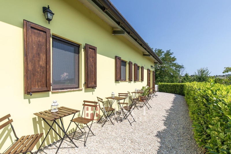 Agriturismo di successo con agricampeggio, ristorante e prodotti biologici