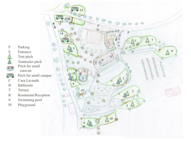 Agriturismo di successo con agricampeggio, ristorante e prodotti biologici