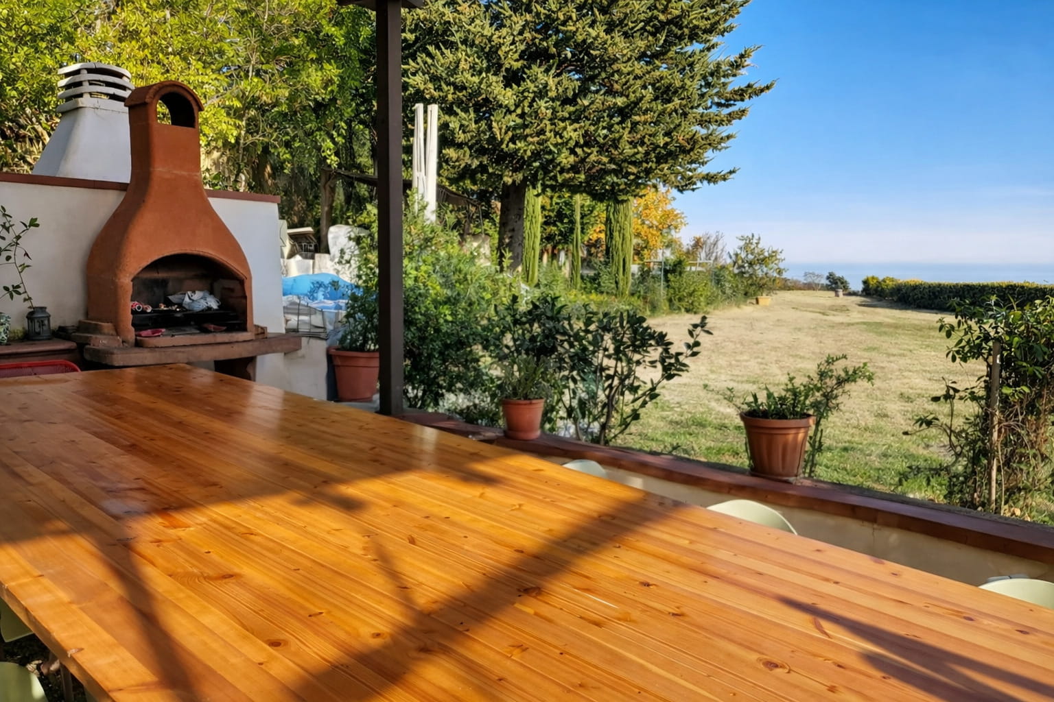 Appartamento in casale vista mare